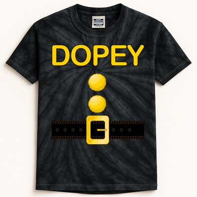 Dopey Dwarf Costume Kids Tie-Dye T-Shirt
