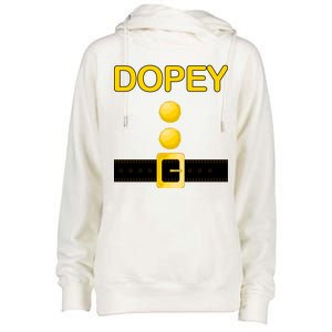 Dopey Dwarf Costume Womens Funnel Neck Pullover Hood