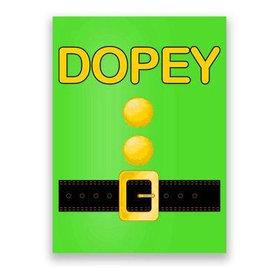 Dopey Dwarf Costume Poster