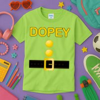 Dopey Dwarf Costume Kids T-Shirt