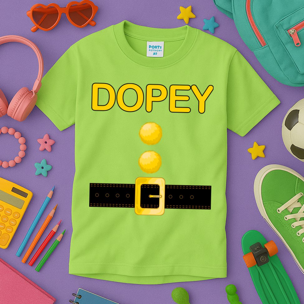 Dopey Dwarf Costume Kids T-Shirt