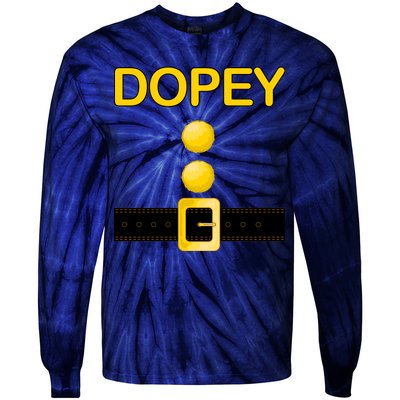 Dopey Dwarf Costume Tie-Dye Long Sleeve Shirt