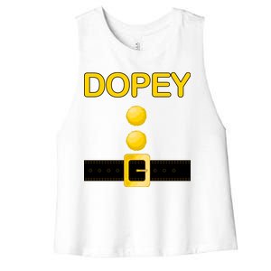 Dopey Dwarf Costume Women's Racerback Cropped Tank