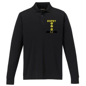 Dopey Dwarf Halloween Costume Performance Long Sleeve Polo