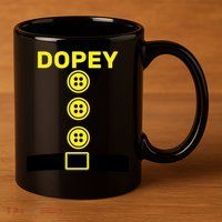 Dopey Dwarf Halloween Costume 11oz C Handle Ceramic Mug