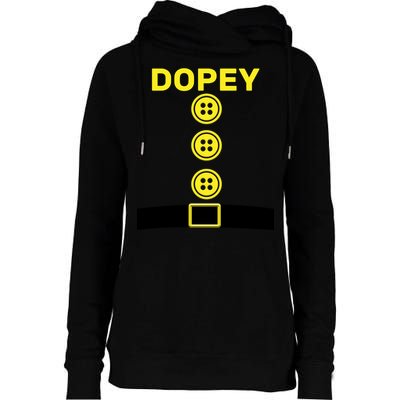 Dopey Dwarf Halloween Costume Womens Funnel Neck Pullover Hood