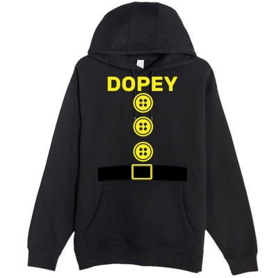 Dopey Dwarf Halloween Costume Premium Pullover Hoodie