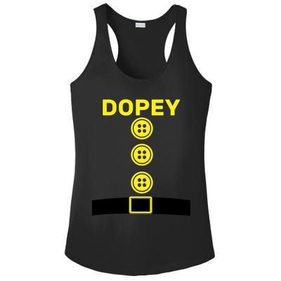Dopey Dwarf Halloween Costume Ladies PosiCharge Competitor Racerback Tank