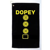 Dopey Dwarf Halloween Costume Golf Towel