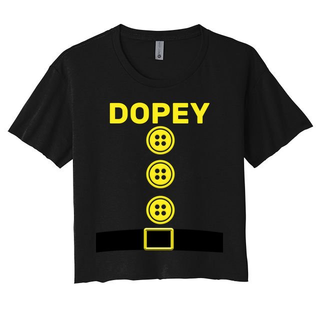 Dopey Dwarf Halloween Costume Crop Top