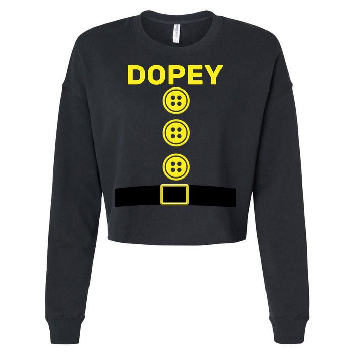 Dopey Dwarf Halloween Costume Cropped Pullover Crew