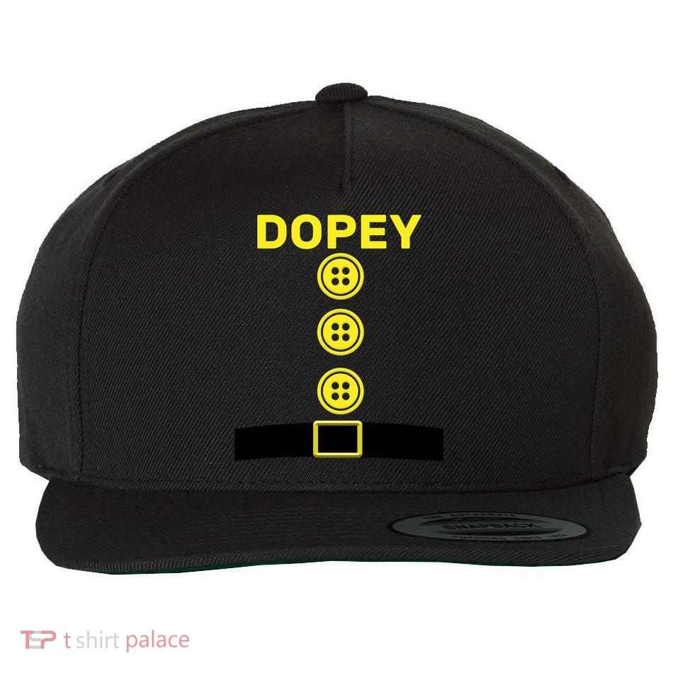 Dopey Dwarf Halloween Costume Wool Snapback Cap
