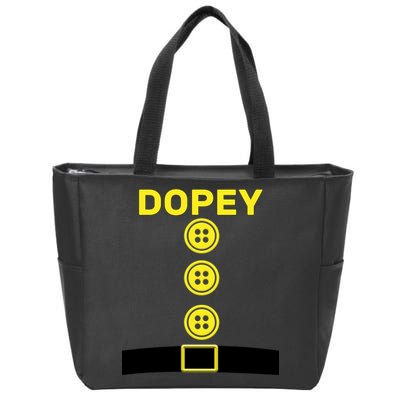 Dopey Dwarf Halloween Costume Zip Tote Bag