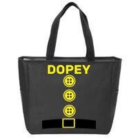 Dopey Dwarf Halloween Costume Zip Tote Bag