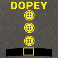 Dopey Dwarf Halloween Costume Cotton Canvas Backpack
