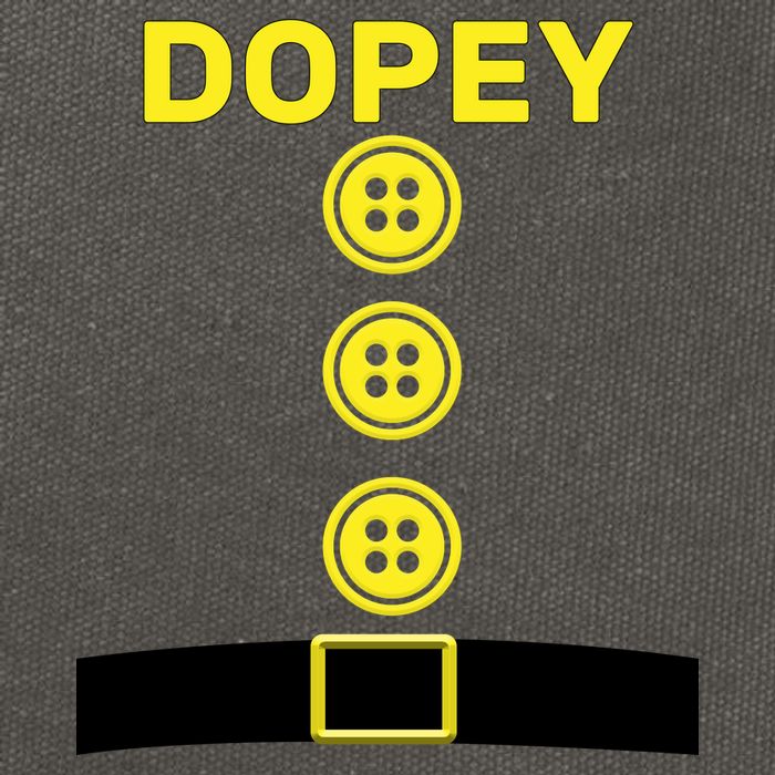 Dopey Dwarf Halloween Costume Cotton Canvas Backpack