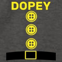 Dopey Dwarf Halloween Costume Vector Backpack