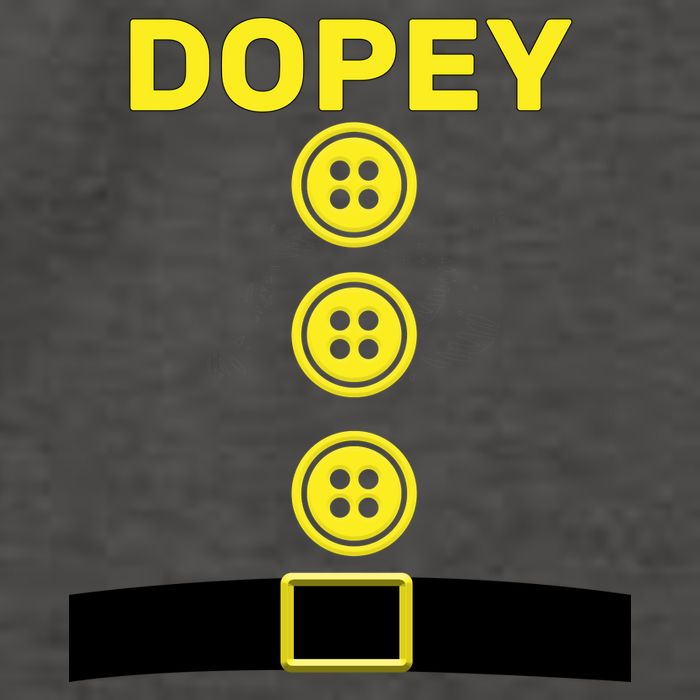 Dopey Dwarf Halloween Costume Vector Backpack