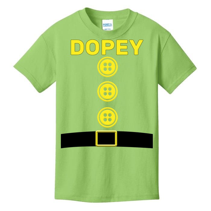 Dopey Dwarf Halloween Costume Kids T-Shirt