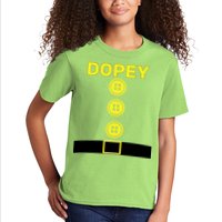 Dopey Dwarf Halloween Costume Kids T-Shirt