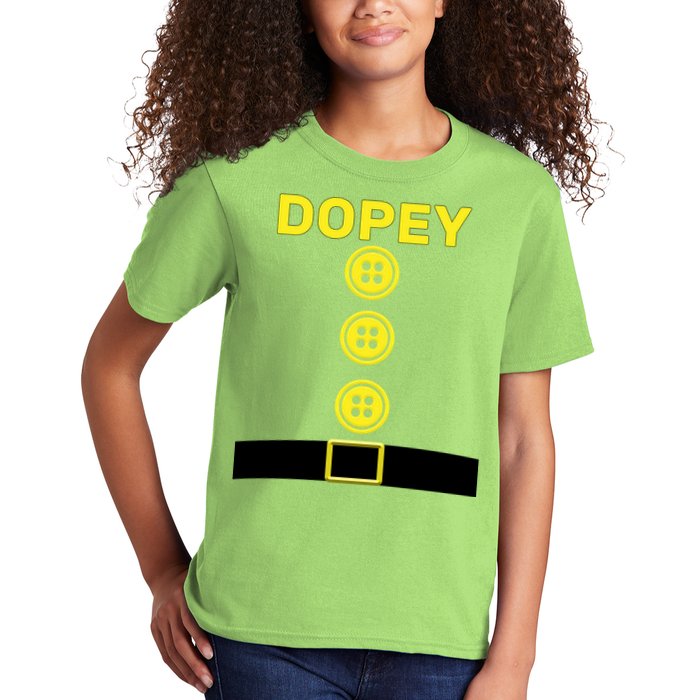 Dopey Dwarf Halloween Costume Kids T-Shirt