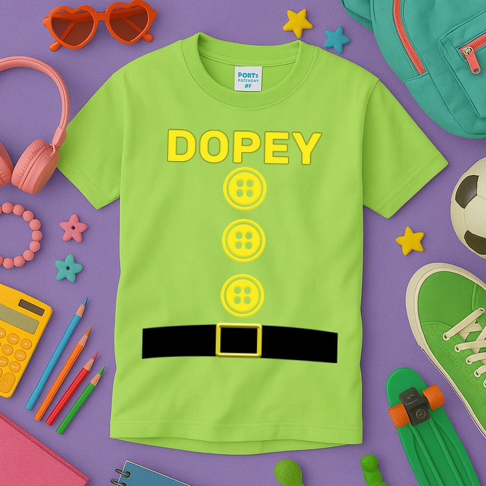 Dopey Dwarf Halloween Costume Kids T-Shirt