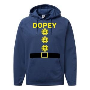 Dopey Dwarf Halloween Costume Performance Fleece Hoodie