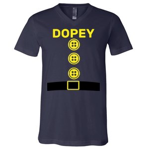 Dopey Dwarf Halloween Costume V-Neck T-Shirt