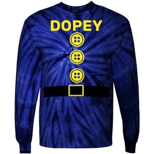 Dopey Dwarf Halloween Costume Tie-Dye Long Sleeve Shirt