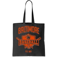 Distressed Oriole Retro Glitch Party Tailgate Gameday Gift Tote Bag