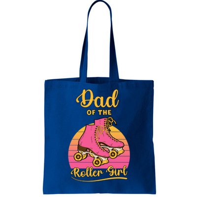 Dad Of Roller Fathers Day Skating Matching Family Great Gift Tote Bag