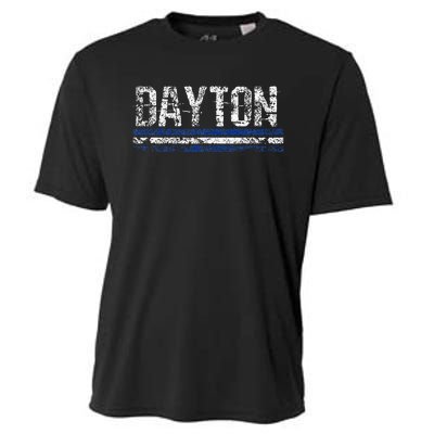 Dayton Ohio Retro Vintage Weathered Throwback Cooling Performance Crew T-Shirt