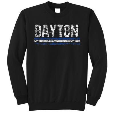 Dayton Ohio Retro Vintage Weathered Throwback Tall Sweatshirt