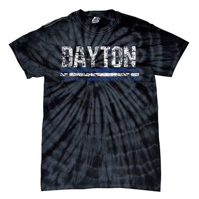 Dayton Ohio Retro Vintage Weathered Throwback Tie-Dye T-Shirt