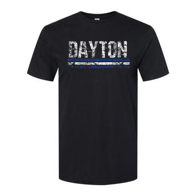 Dayton Ohio Retro Vintage Weathered Throwback Softstyle® CVC T-Shirt