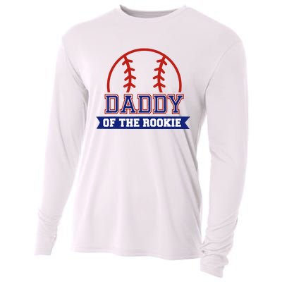 Daddy Of Rookie 1st Birthday Baseball Theme Matching Party Cooling Performance Long Sleeve Crew