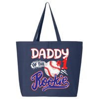 Daddy Of Rookie 1st Baseball Birthday Party Theme Matching 25L Jumbo Tote