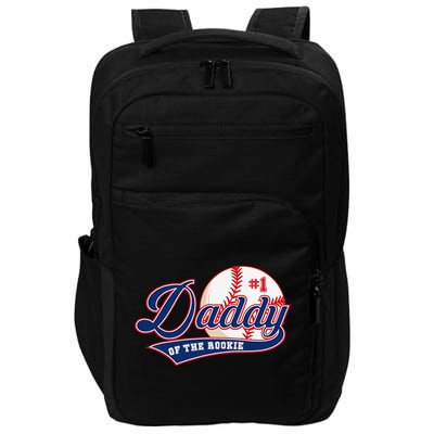 Daddy Of Rookie Of Year 1st Birthday Baseball Theme Matching Impact Tech Backpack