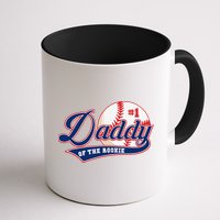 Daddy Of Rookie Of Year 1st Birthday Baseball Theme Matching Mug