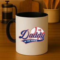 Daddy Of Rookie Of Year 1st Birthday Baseball Theme Matching Mug