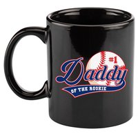 Daddy Of Rookie Of Year 1st Birthday Baseball Theme Matching 11oz C Handle Ceramic Mug