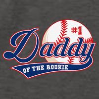Daddy Of Rookie Of Year 1st Birthday Baseball Theme Matching Vector Backpack