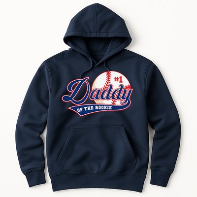 Daddy Of Rookie Of Year 1st Birthday Baseball Theme Matching Hoodie