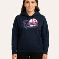 Daddy Of Rookie Of Year 1st Birthday Baseball Theme Matching Hoodie