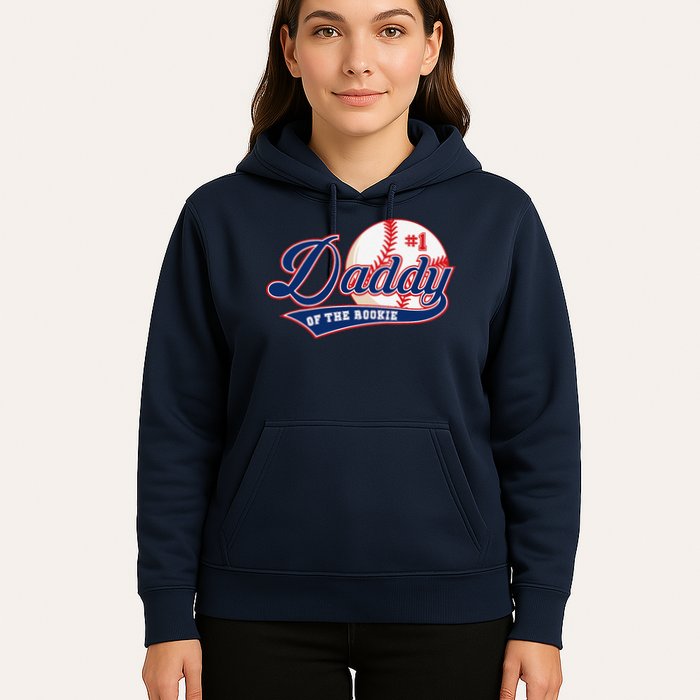 Daddy Of Rookie Of Year 1st Birthday Baseball Theme Matching Hoodie