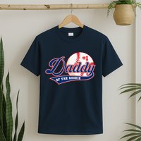 Daddy Of Rookie Of Year 1st Birthday Baseball Theme Matching T-Shirt