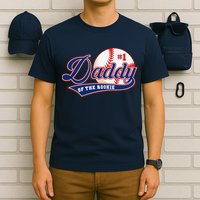 Daddy Of Rookie Of Year 1st Birthday Baseball Theme Matching T-Shirt