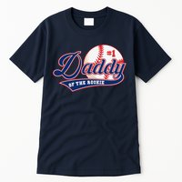 Daddy Of Rookie Of Year 1st Birthday Baseball Theme Matching Tall T-Shirt