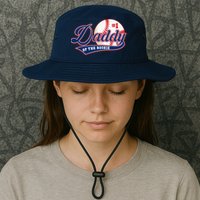 Daddy Of Rookie Of Year 1st Birthday Baseball Theme Matching Bucket Hat