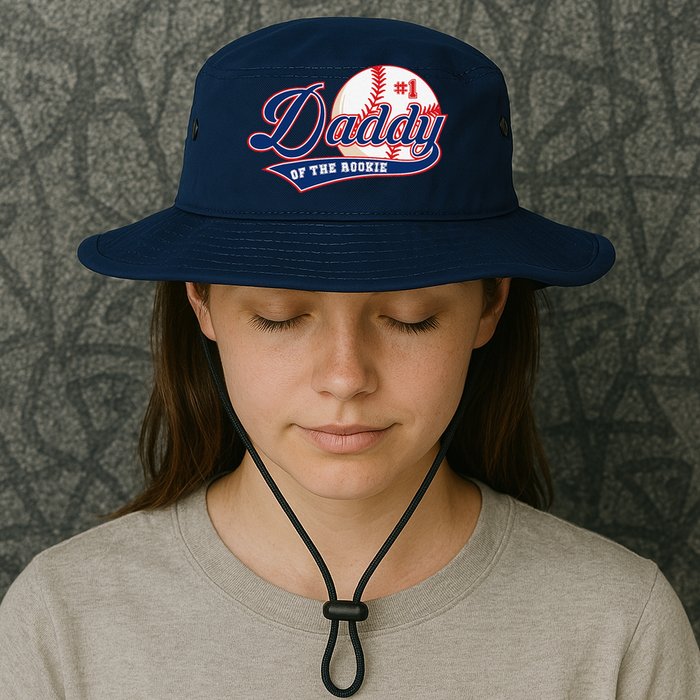 Daddy Of Rookie Of Year 1st Birthday Baseball Theme Matching Bucket Hat